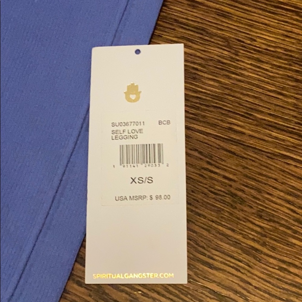 SG  Beach Blue Amor Tank and Self Love Leggings - Picture 4 of 12
